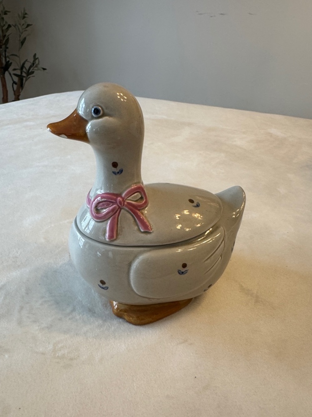 VTG! Otagiri Ceramic Duck Sugar Bowl - Picture 2 of 10